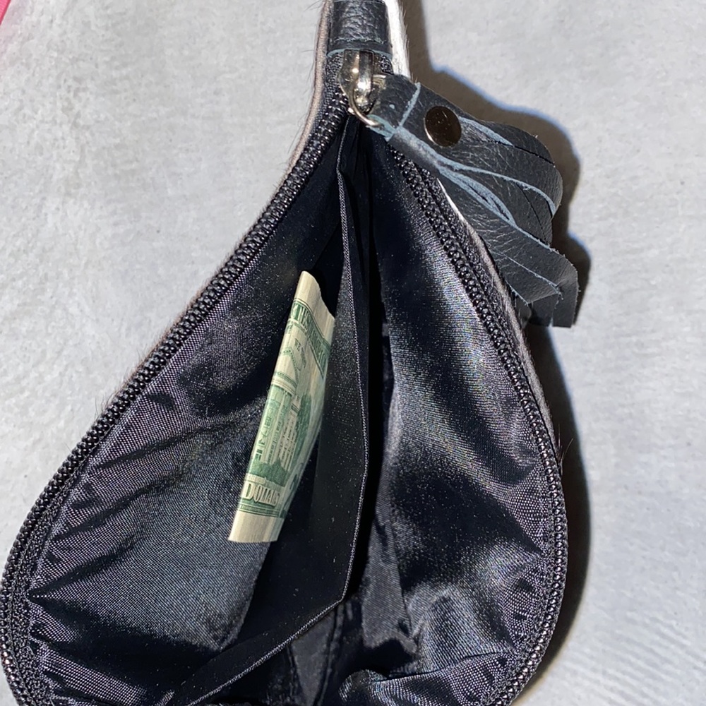 New Handmade Real Cowhide Wristlet Clutch Wallet Double Side Hair On#5543 - Picture 5 of 6